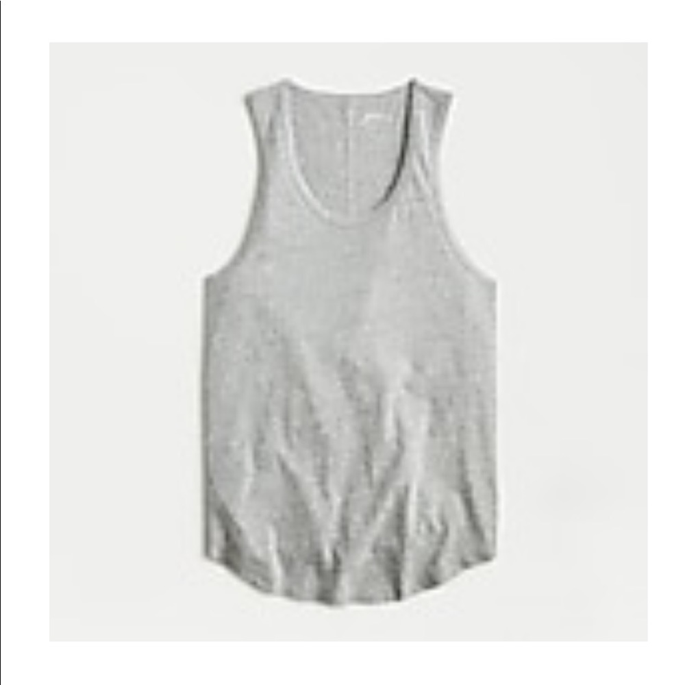 J.Crew Longline Layering Tank Grey